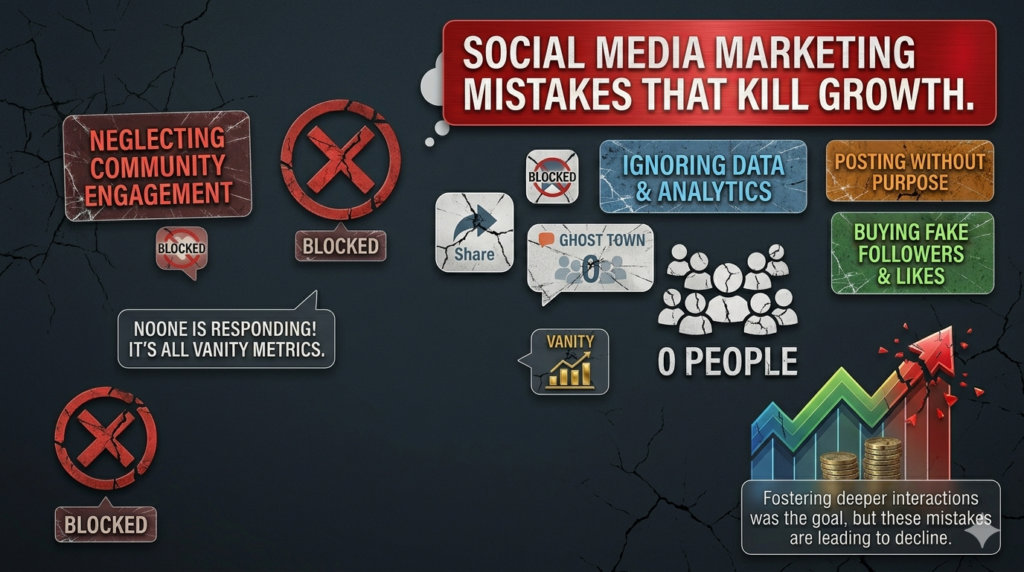 Social Media Marketing Mistakes That Kill Growth social media marketing mistakes that kill growth